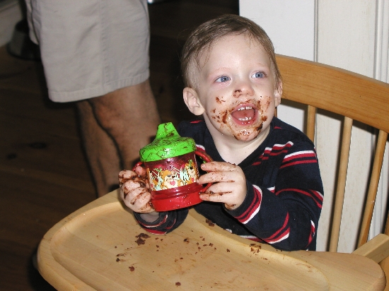 Zeke <b>likes</b> chocolate cake!
